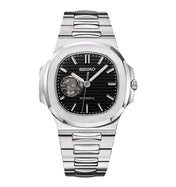 SEIKO MOD NAUTILUS | OFFENES HERZ SCHWARZ