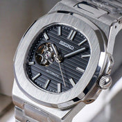 SEIKO MOD NAUTILUS | OFFENES HERZ SCHWARZ