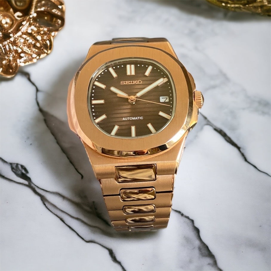 SEIKO MOD NAUTILUS | ROSÉGOLD