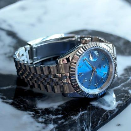 CADRAN SEIKARABIC - CRISTAL BLEU