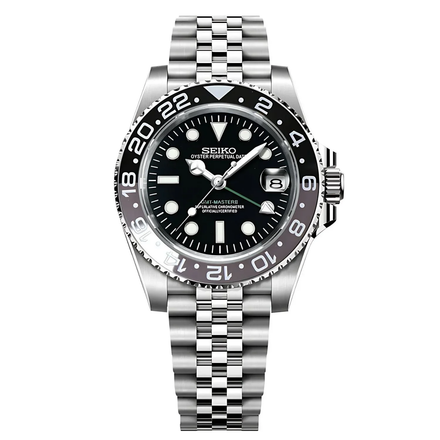Seiko Mod GMT - Bruce Wayne