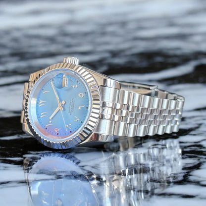 CADRAN SEIKARABIC - CRISTAL BLEU