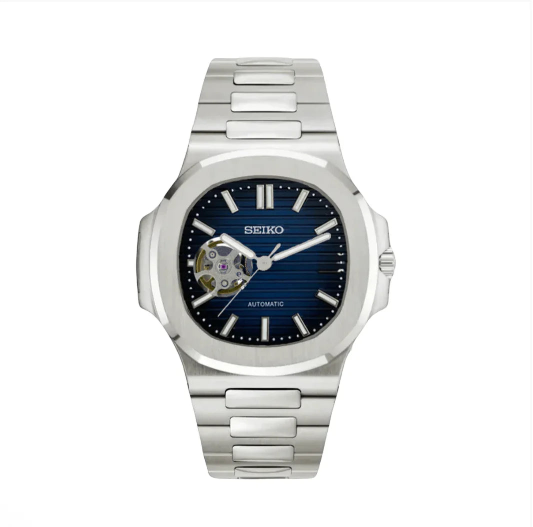 SEIKO MOD NAUTILUS | OFFENES HERZ BLAU