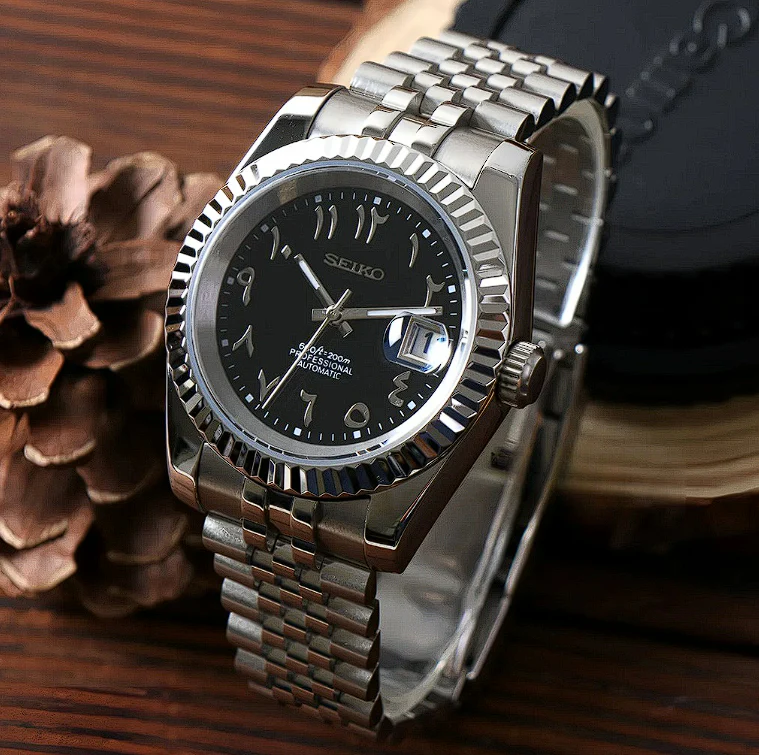 CADRAN ARABIQUE SEIKO | NOIR