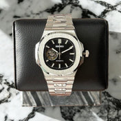 SEIKO MOD NAUTILUS | OFFENES HERZ SCHWARZ